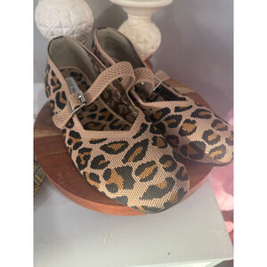 Steve Madden Leopard Print Mary Jane Flats 10